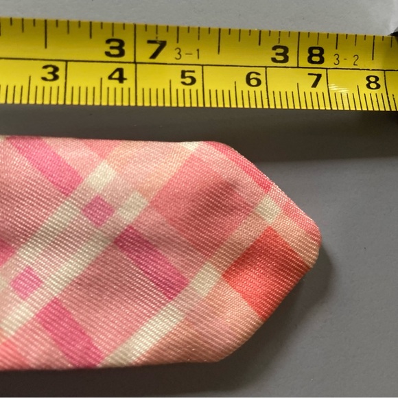 Vineyard Vines Pink Plaid Cloth D-Ring Belt size Small - Picture 5 of 5